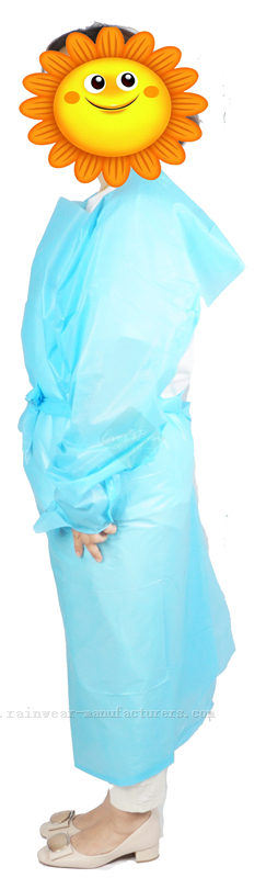 PE protective surgical isolation gown